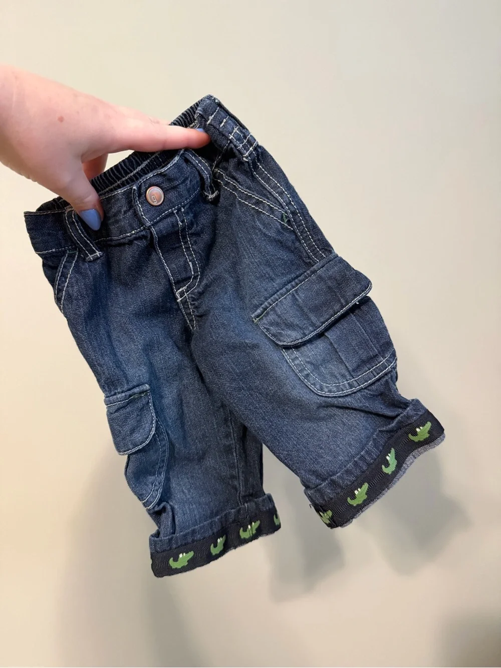 Vintage Baby Gymboree Allogator Jeans